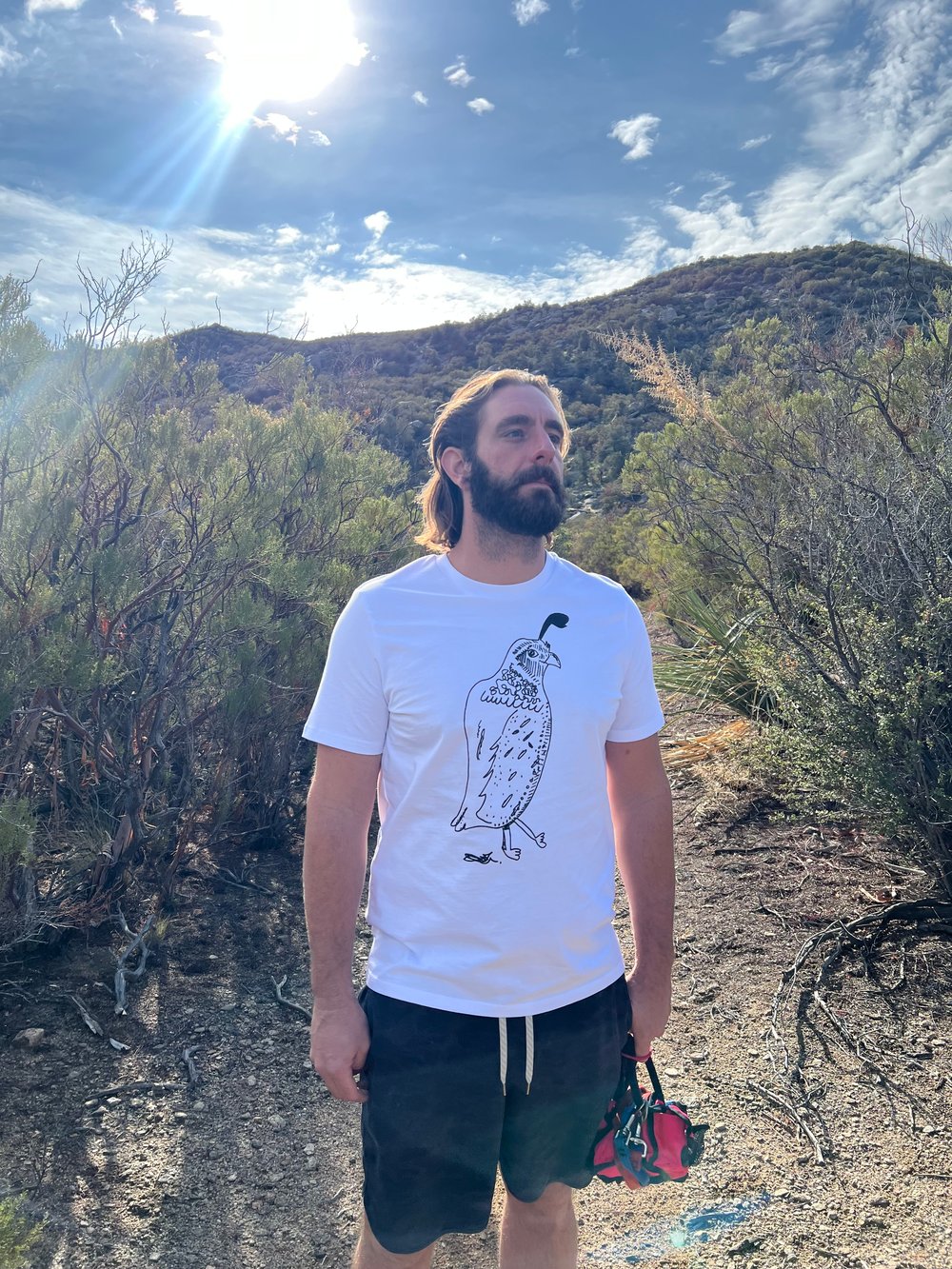 QUAIL PARTY -  Unisex organic cotton t-shirt