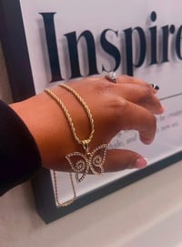 Butterfly Necklace 22"