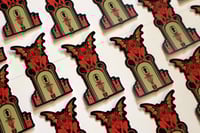 Crouched Demon Sticker