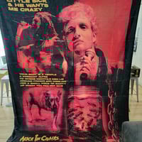 Image 2 of Custom designed Layne Staley Tribute Blanket in RED