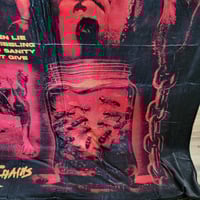 Image 3 of Custom designed Layne Staley Tribute Blanket in RED