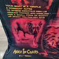 Image 5 of Custom designed Layne Staley Tribute Blanket in RED