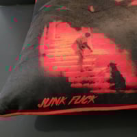 Image 3 of Custom-designed Layne Staley Tribute Throw Pillow RED