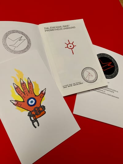 Image of   “The Glorious Hand: Prometheus Unbound” by Brother Shem the Rooster