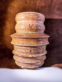 Image 1 of Heavy Trim Vase - Mayco Shino