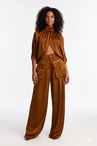 Image 1 of Fatima Cargo Pants Set