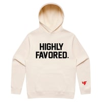 HF WORD CREAM HOODIE