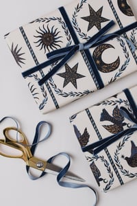 Image 3 of CONCERTINA MOON SUN STAR CELESTIAL DIE CUT MINI CARD