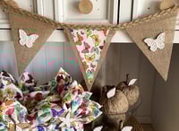 Image 2 of Hand-Created Rustic Bunting #48