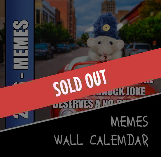 Image of 2026 Rats in Hats Wall Calemdar 