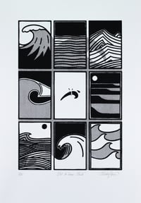 Sérigraphie A3 "État de lame" - Black