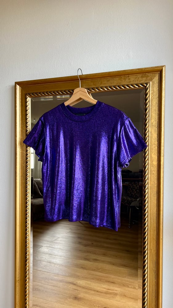 Image of TOP NOUBA • PURPLE LAMÉ