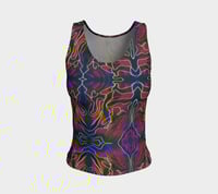 Midnight Summer Fitted Tank Top