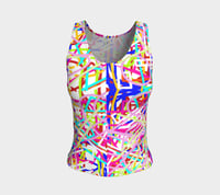 Candy Abstract Tank Top