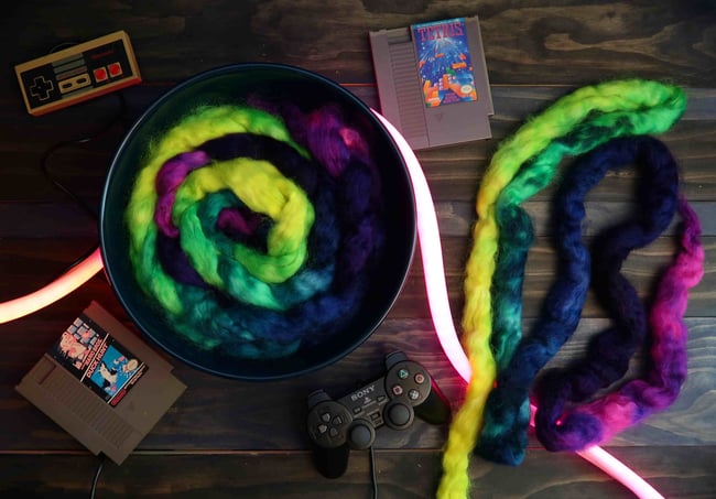 Arcade Lights Combed Top - Wensleydale