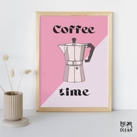 Coffee Time - A4 print - Perfect for coffee shop, coffee corner or home office