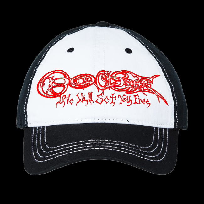 "Script" Blk/Wht Hat
