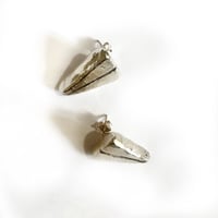 Image 5 of Tri P Line Earrings 