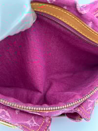 Image 6 of Louis Vuitton Baggy PM Pink Denim Shoulder Bag
