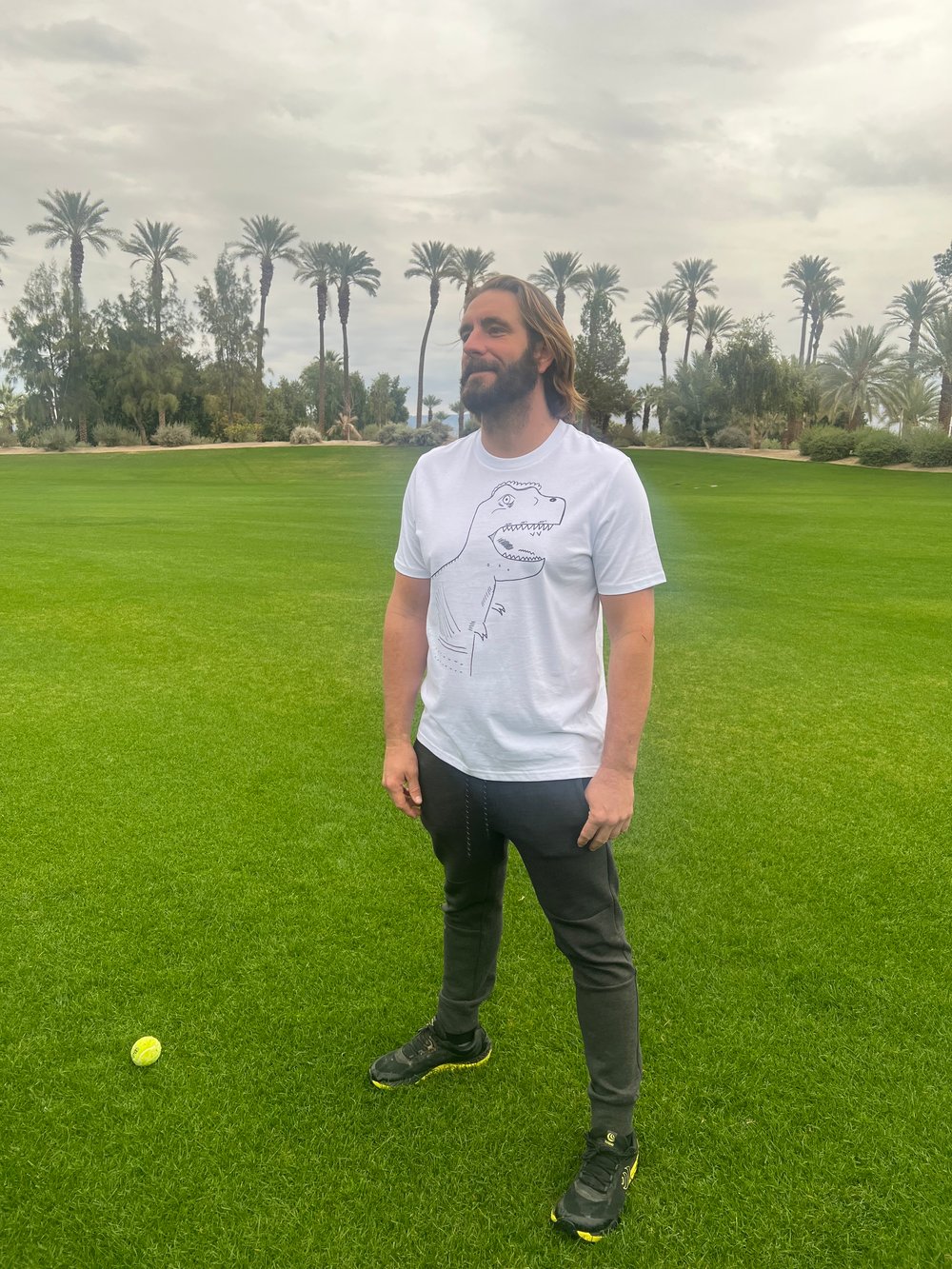 T-Rex Dino - Unisex organic cotton t-shirt