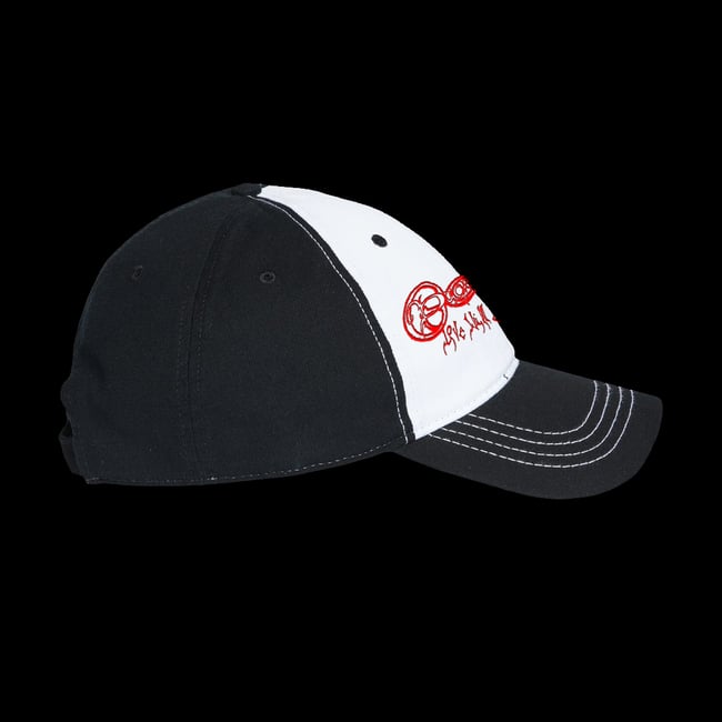 "Script" Blk/Wht Hat