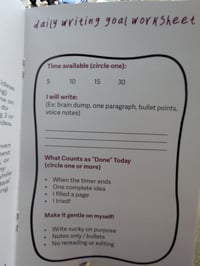 Image 3 of The Gentle Deadline: An ADHD inspired guidebook about writing and personal storytelling