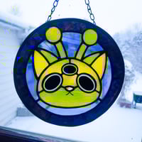 Image 1 of Alien Cat Suncatcher