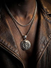 Image 3 of Lion Bowler, Silver Pendent