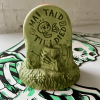 Image 1 of MAI TAI'D TIL I DIED 11 oz Tombstone Mug "Spanish Moss Green"