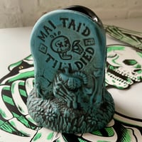 Image 1 of MAI TAI'D TIL I DIED 11 oz Tombstone Mug "Midnight Blue"