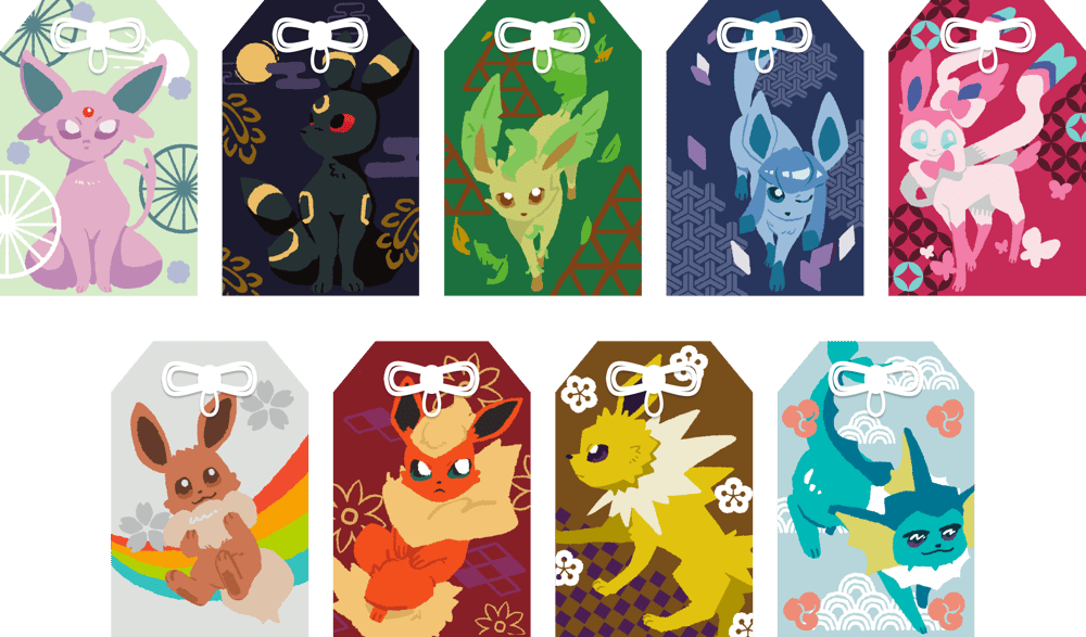 Image of Eeveelutions Amulet Charms