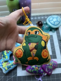 Image 5 of 10cm (3.5-4in) Plush Turtle Keychain (LAST CHANCE)