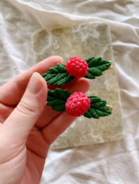 Image 3 of Raspberry Hair clips & Hairpins