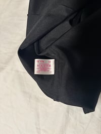 Image 5 of Y2K black handkerchief hem beaded top size UK size 14