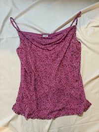 Image 3 of Vintage Ronald Joyce silk  beaded cami top size UK 10