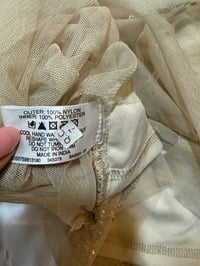 Image 6 of Vintage Bay gold sequin cowl neck micromesh cami, Size UK 14