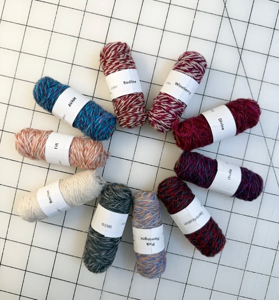 Image of CLEARANCE! Plied Fingering Weight Embellishing Thread  - see all 10 colors