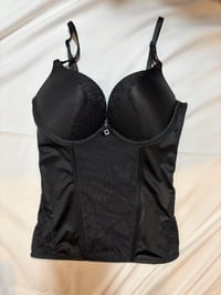 Image 1 of 2010s Victoria’s Secret black bustier top, 34B, UK Size 6-8 