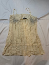 Image 3 of Vintage Warehouse silk sequin fairy cami, Size UK 10
