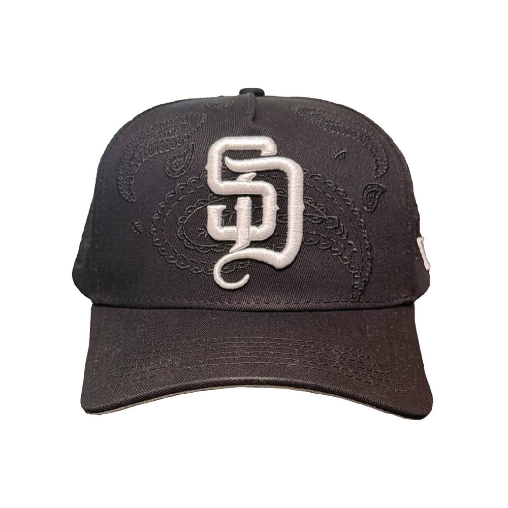 Image of "SD PAISLEY" Baseball Hat (Black)