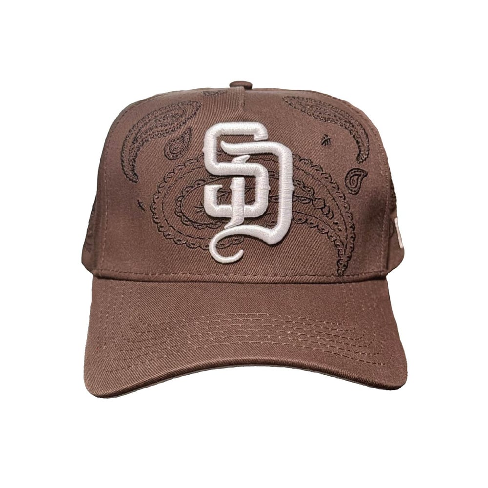 Image of "SD PAISLEY" Baseball Hat (Chocolate)