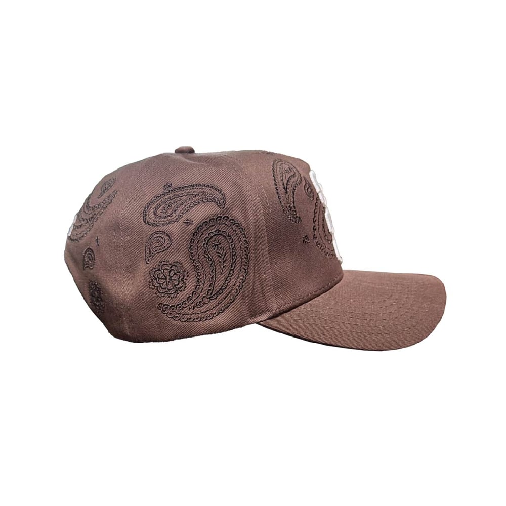 Image of "SD PAISLEY" Baseball Hat (Chocolate)