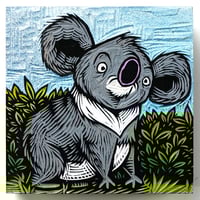Koala Painted Panel