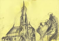 Image 2 of I Don't Feel Jesus But Alasdair Is Here  - Charcoal on Pape r