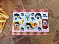 Image 1 of Ado Omurice Abo Fries Sticker Sheet
