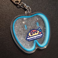 Image 4 of Ado Hachan Liquid Glitter Acrylic Keychains