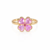 Image 1 of Pink Clover Ring