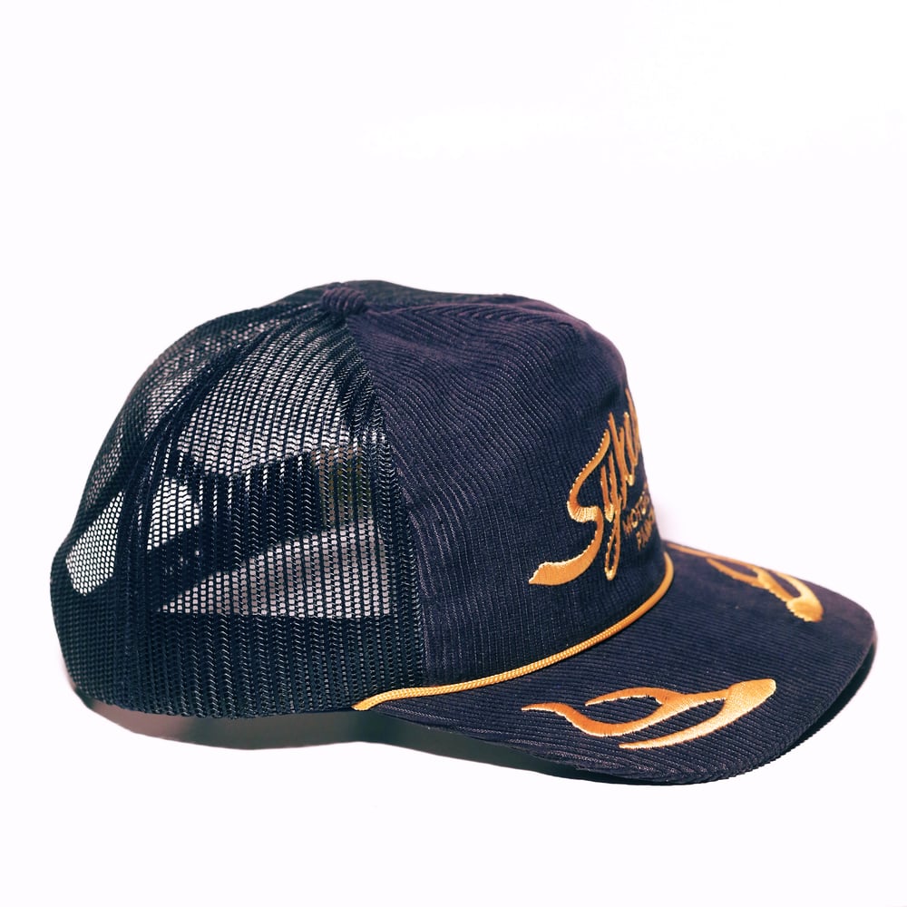 Image of Navy Flame SnapBack 