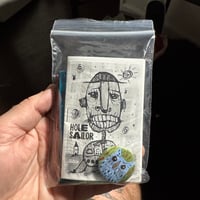 Image 1 of Kevin Seconds - Tiny Free Verse Owls / 3-Piece Micro Art Set & Zine Series, Vol. 2 / #1 of 65 