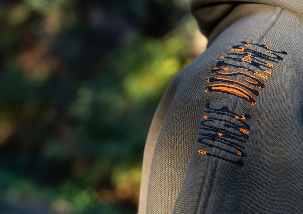 Image of Sweat LONGUE DISTANCE kaki